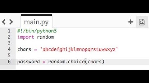 How to make a random character generator in python!