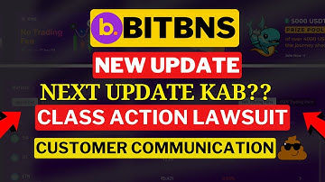 BITBNS NEXT UPDATE? | BitBNS Latest Update