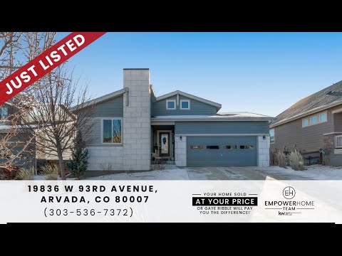 19836 W 93rd Avenue, Arvada, CO home video tour