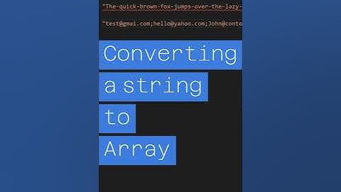 Power Automate Convert String to an Array using delimiter #shorts