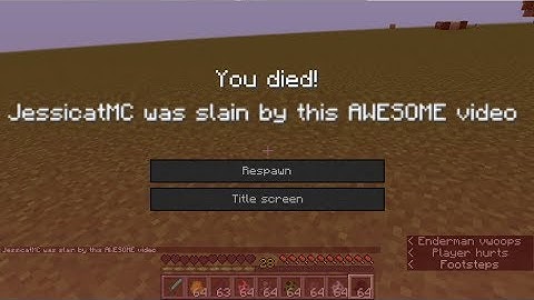 Minecraft: Custom Death Messages