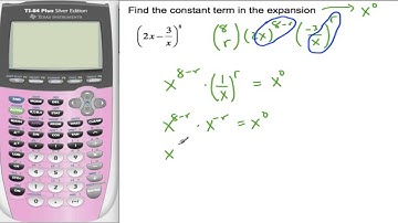 Binomial Expansion finding the constant term