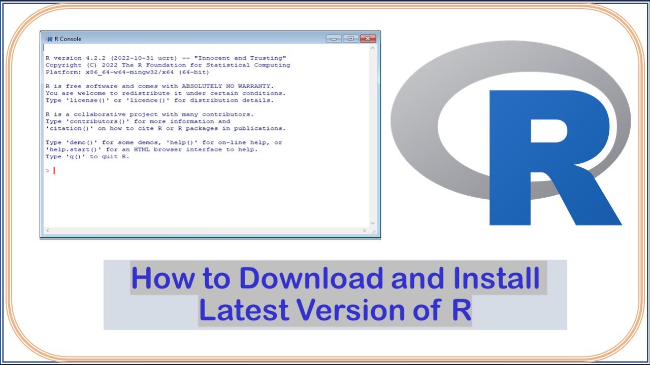 download r programming for windows