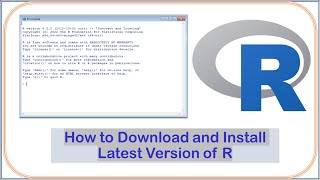 How to Download and Install R Software