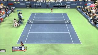 Roger Federer vs Novak Djokovic - US Open 2012 Tennis Elbow 2011.avi