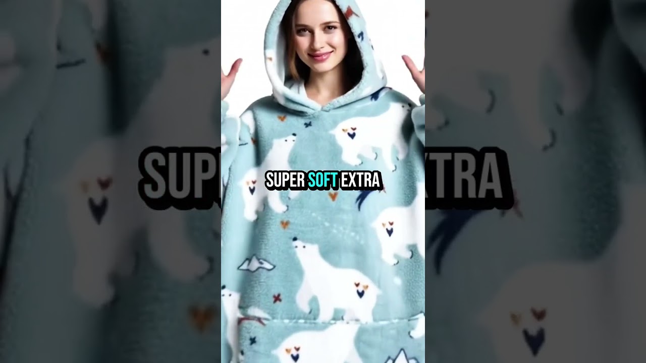 Msrlassn Oversized Wearable Blanket Hoodie fashiontiktok