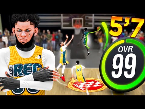 RANDOM REC + 5’7 LEGEND SLASHER was a horrible idea... (NBA 2K24)