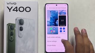 Vivo Y400: How to Lock Home screen layout