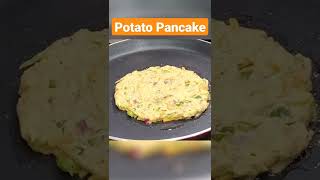 Potato Pancake recipe | Indian pancake in hindi #cooking #shorts #youtubeshorts