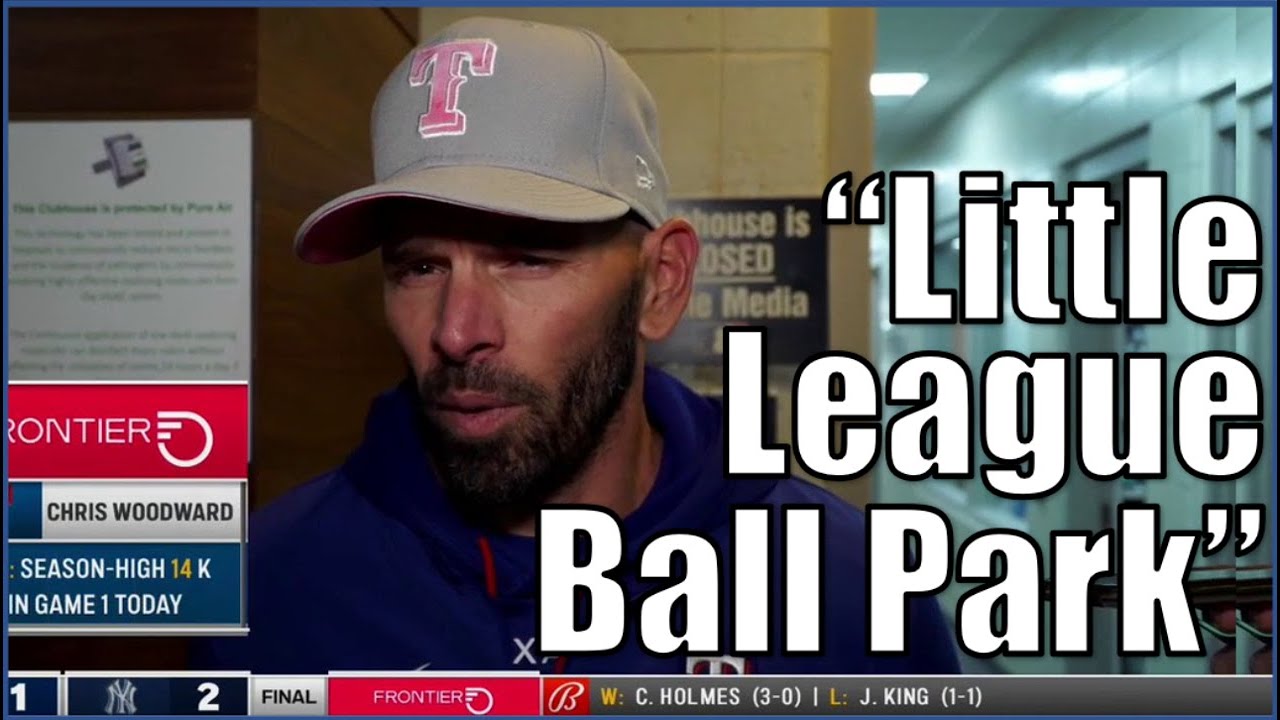 Chris Woodward Calls Yankee Stadium A Little League Park After Gleyber Torres Walk-Off Home Run.