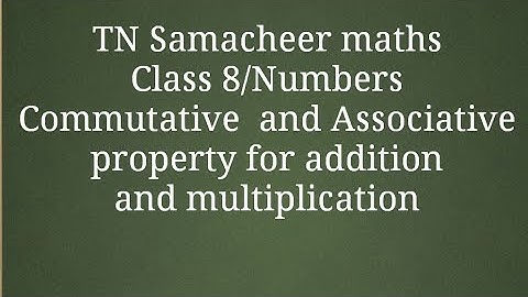 Closure, commutative and associative property of rational numbers Nithyaganesh Maths