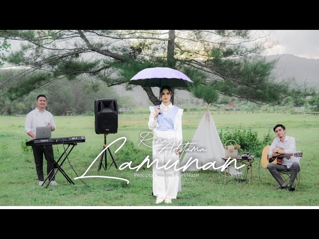 Rina Aditama - Lamunan - (Live Akustik) class=