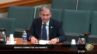 University Of Texas MD Anderson Cancer Center Testifies At Senate Finance Committee