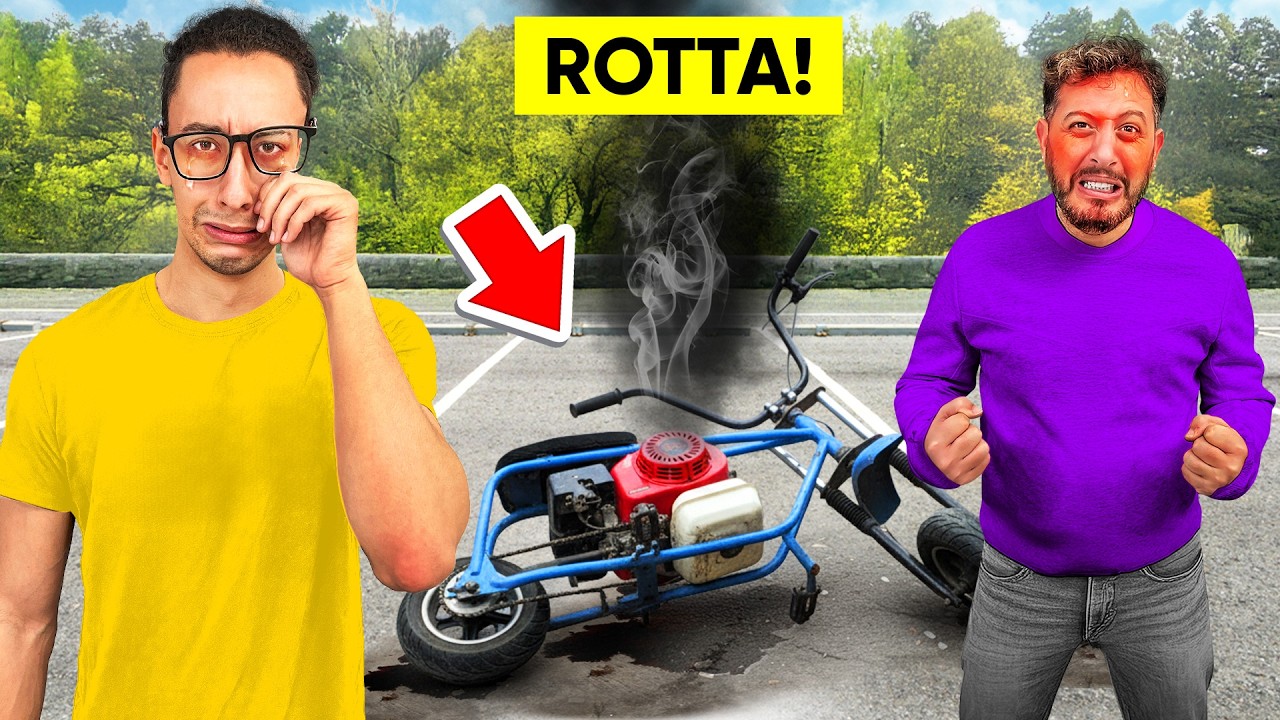 CICCIO MI HA ROTTO la MINIMOTO 😭