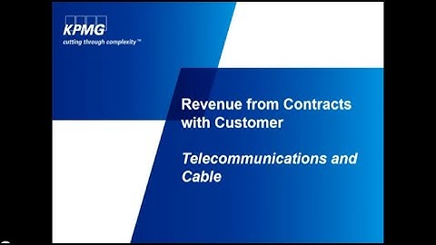 Revenue from Contracts with Customers: Telecommunications and Cable