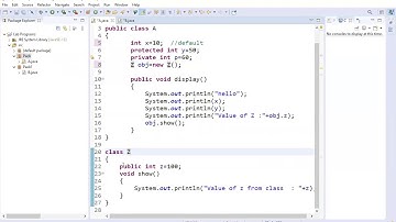 CORE JAVA - P13 CSE61 Package with Access Specifiers (CSE Department)
