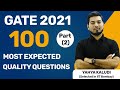 100 MOST EXPECTED QUALITY QUESTIONS for GATE 2021 | Part-2 | GATE 2021 Civil Engineering