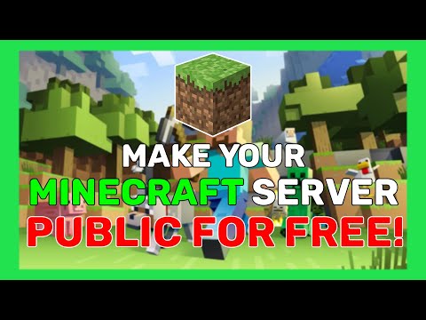 How to Make Your Minecraft Server Public to The Internet! (English)