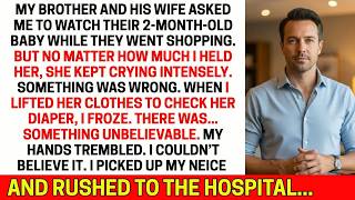 When I changed my neice's diaper, I found something that made me rush to the hospital