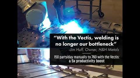 H&H Metals eliminates welding bottleneck with the Vectis Cobot Welding Tool