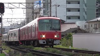 名鉄3107F+2207F 回送新鵜沼 始発犬山駅発車