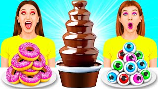 تحدي فوندو الشوكولاتة | تناول الحلويات فقط لـ 24 ساعة PaRaRa Challenge