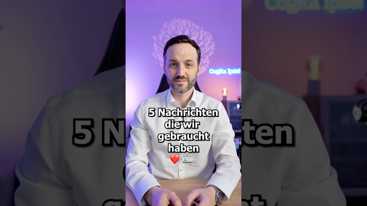 5 Nachrichten die wir gebraucht haben 🖤