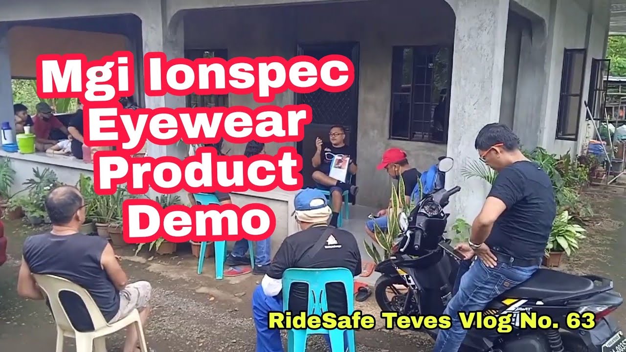 MGI Ionspec Eyewear Product Demo l RideSafe Teves Vlog No. 63