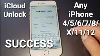 Official iCloud Unlock✔Any iPhone 4/5/6/7/8/X/11/12 Any iOS 100% Success✔Activation Lock Remove✔