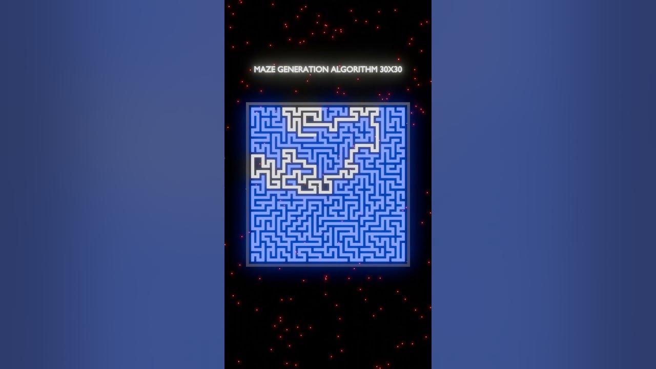 Maze Generation Algorithm with Randomized Depth First search! - YouTube