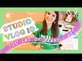 STUDIO VLOG 10: 100 lbs of Beans + Art | Designing Jacobean Florals in Procreate