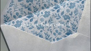 How to Make Envelope Liners with your Cricut!  💌 #cricuttutorials #cricuttutorial #diyinvitation