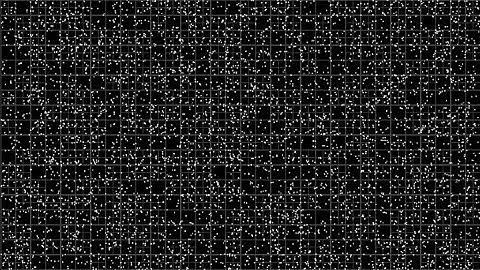 Quadtree Collision detection | Beautiful Nature of Code | 10.000 Bouncing Circles Simulation