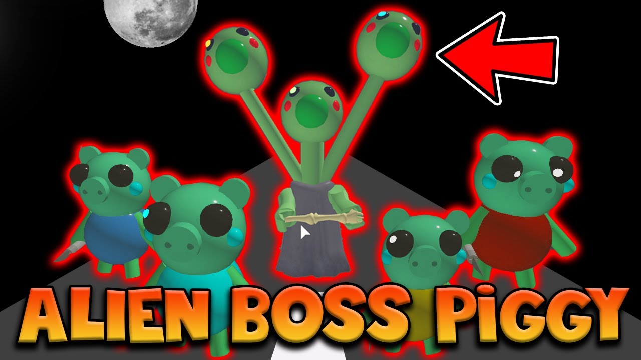 Roblox Piggy Alien Boss Custom Character Showcase Piggy Roblox Youtube - roblox piggy all bosses