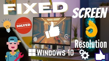 How to fix screen resolution on windows 10 ( 2025 ) | FIX Screen Resolution Problem