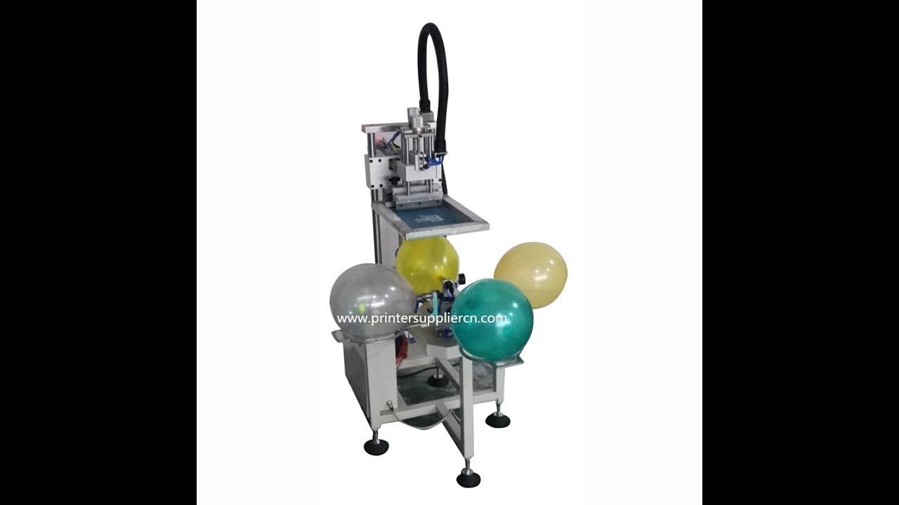 Balloon Printing Machine Demo, How to Customize Balloon by Balloon ...