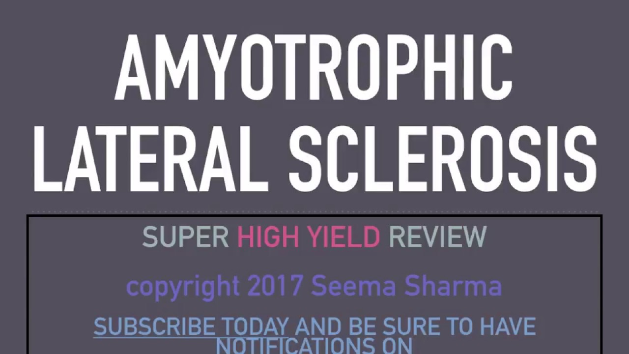 Amyotrophic Lateral Sclerosis