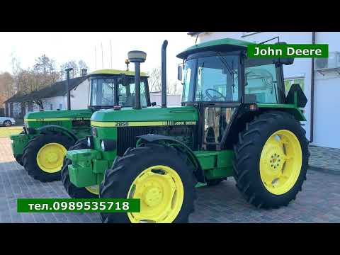 Трактор John Deere 2850 1988 - видео 1
