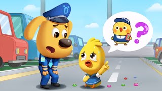 Don't Play in the Parking Lot | Safety Cartoon | Kids Cartoon | Sheriff Labrador
