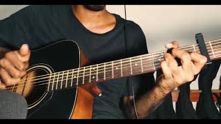 Vignette de la vidéo "Punsanda Rata Awidin Hene (Nirosha Virajini) Guitar Cover"