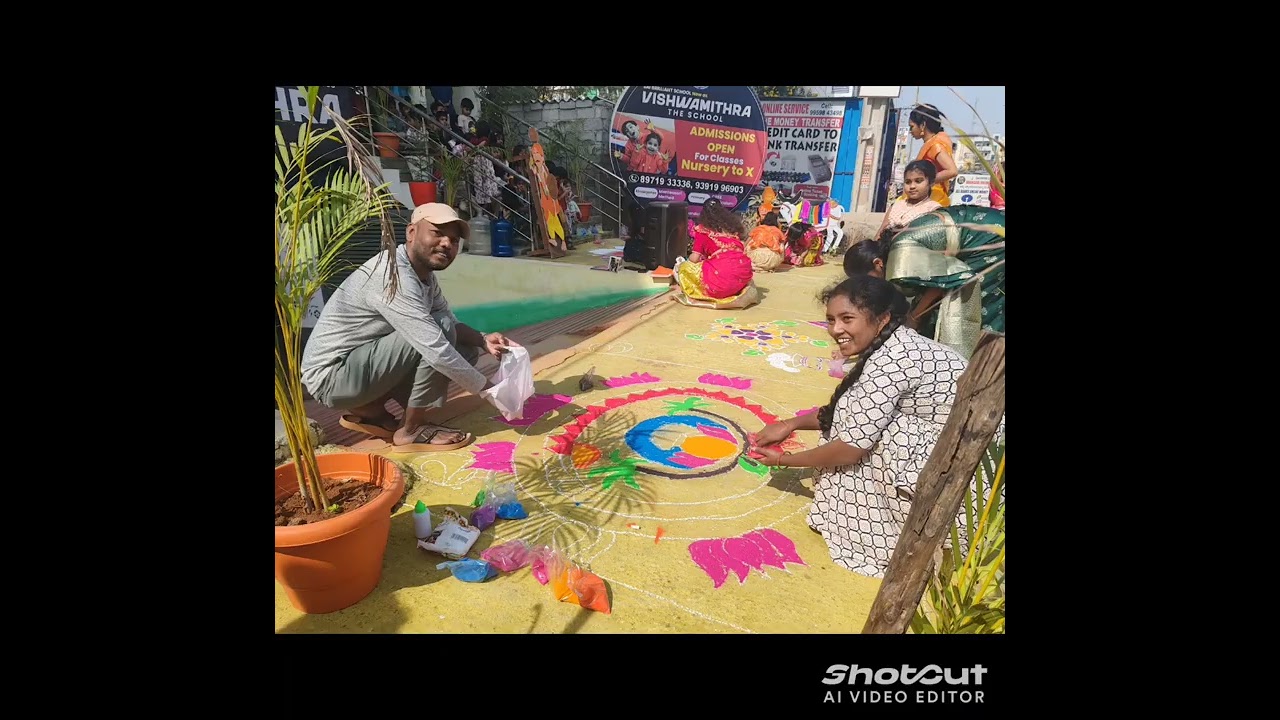 Sankranthi celebrations in our school🥰