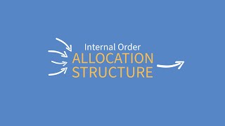 Internal Order Allocation Structure: Explanation and Demo on SAP S/4HANA #learnsap