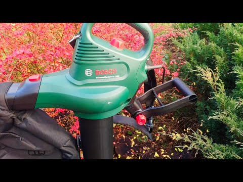ЛИСТВА В РОКАРИИ. ВЫДУВАНИЕ/СБОР/ИЗМЕЛЬЧЕНИЕ. САДОВЫЙ ПЫЛЕСОС 3в1 BOSCH UniversalGardenTidy 3000.