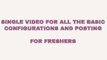 FULL SAP S/4 HANA BASELINE CONFIGURATION IN SINGLE VIDEO FOR FRESHERS