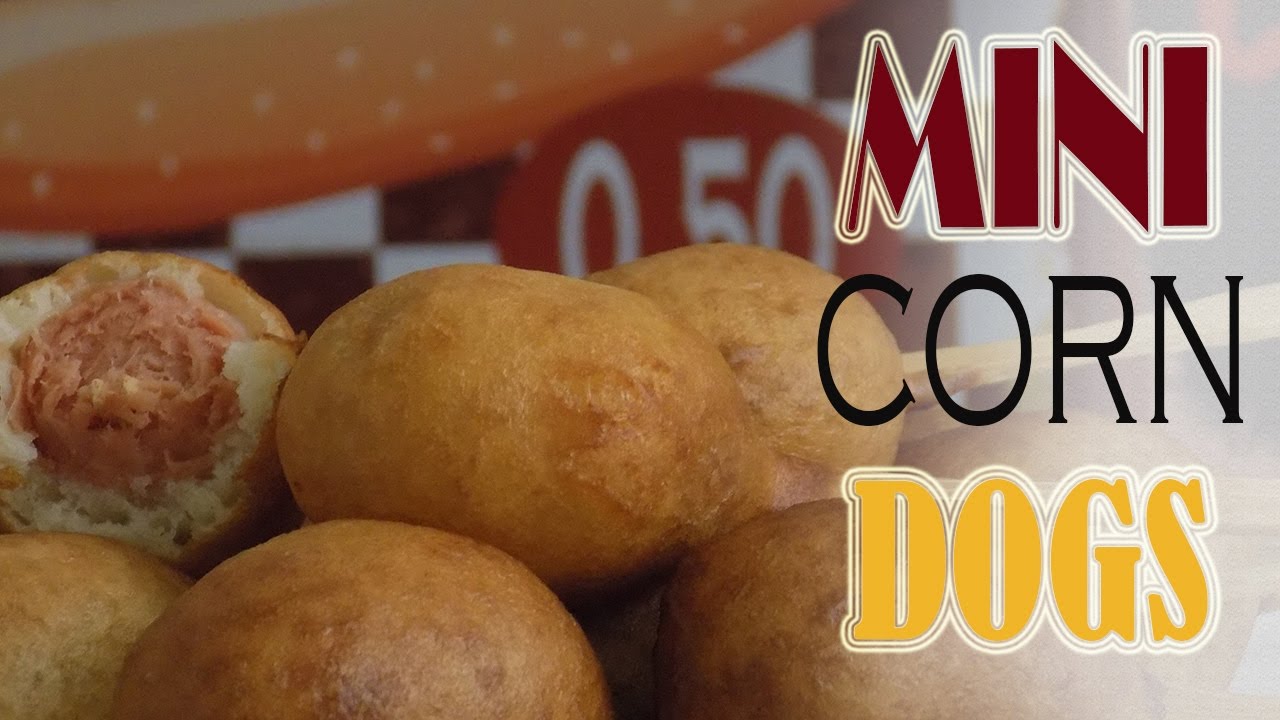 Mini corn dogs Fast Food Video Express YouTube