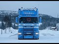Ice road trucking in norway nrk tv program with thor tenden transport going from stryn to narvik
