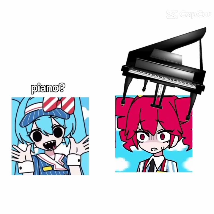 kasane Teto is scared at Hatsune Miku💀😱 #mesmerizer #miku #teto