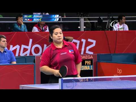 Table Tennis - BRA vs PHI - Women's Singles - Class 8 Group B - Qual. - London 2012 Paralympic Games