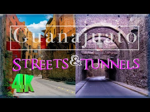 【4K】Guanajuato - Part 1: Tour by Car - Exploring Streets & Tunnels