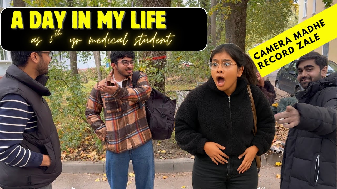 A day in my life 🌤️🤩as 5th yr medical student in Smolensk state medical university russia 👍🏻#vlog 